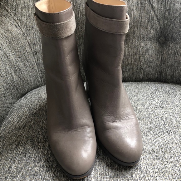 NINE WEST Leather Boots Size 7.5 - Picture 2 of 9